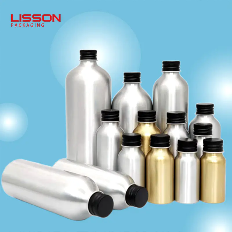 Wholesales Aluminum Cosmetic Spray Bottles 30ml 50ml 60ml 100ml 150ml 250ml 300ml