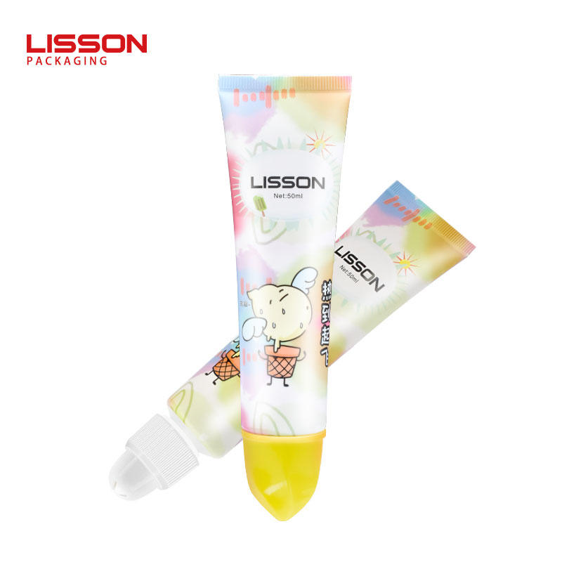 Factory Custom 30ml 50ml Empty Ice Cream Tube Cosmetic Squeeze Tube--Lisson Packaging