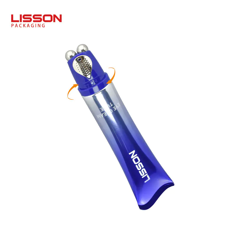 ABL Plastic Oval Tube with Dual Roller Applicator Bold Blue Color