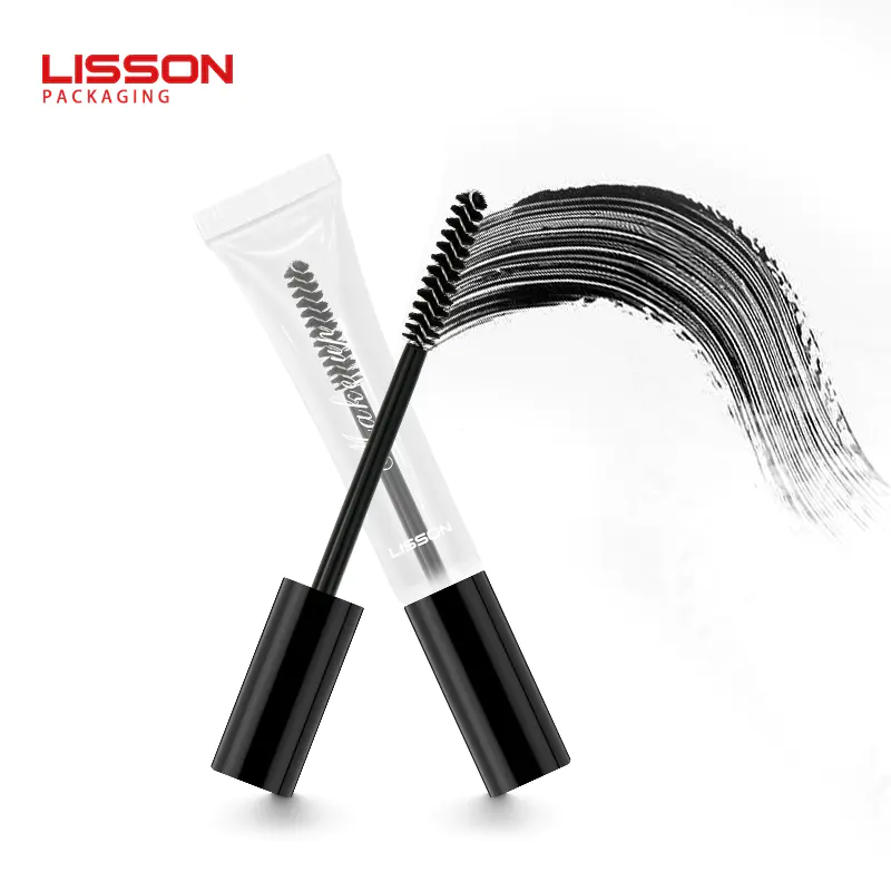 Plastic Squeeze Tube with Wand for Lip Gloss Mascara Eyeliner Packaging