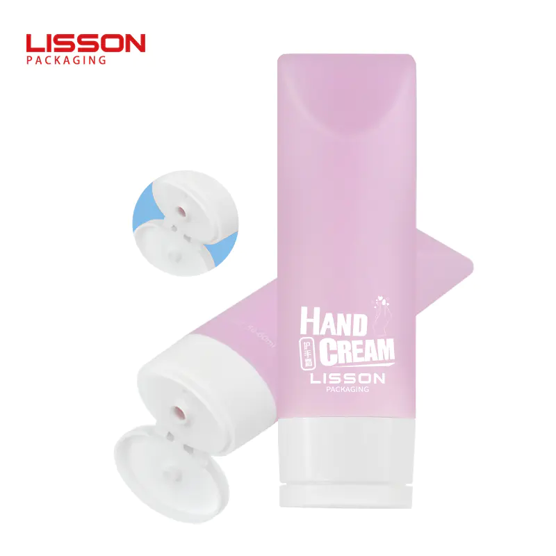 Custom Empty 50ml 60ml HDPE Oval Bottle Hand Cream Skincare Packaging Bottle