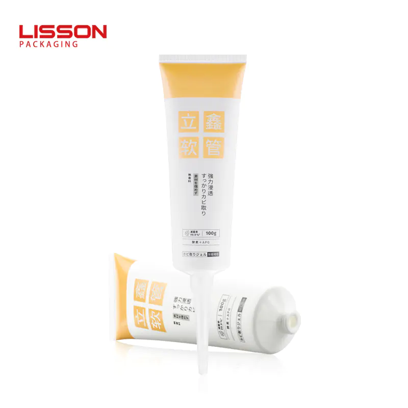 Best Price D40 Long Nozzle Plastic PCR PE Tube for scalp care Supplier-Lisson