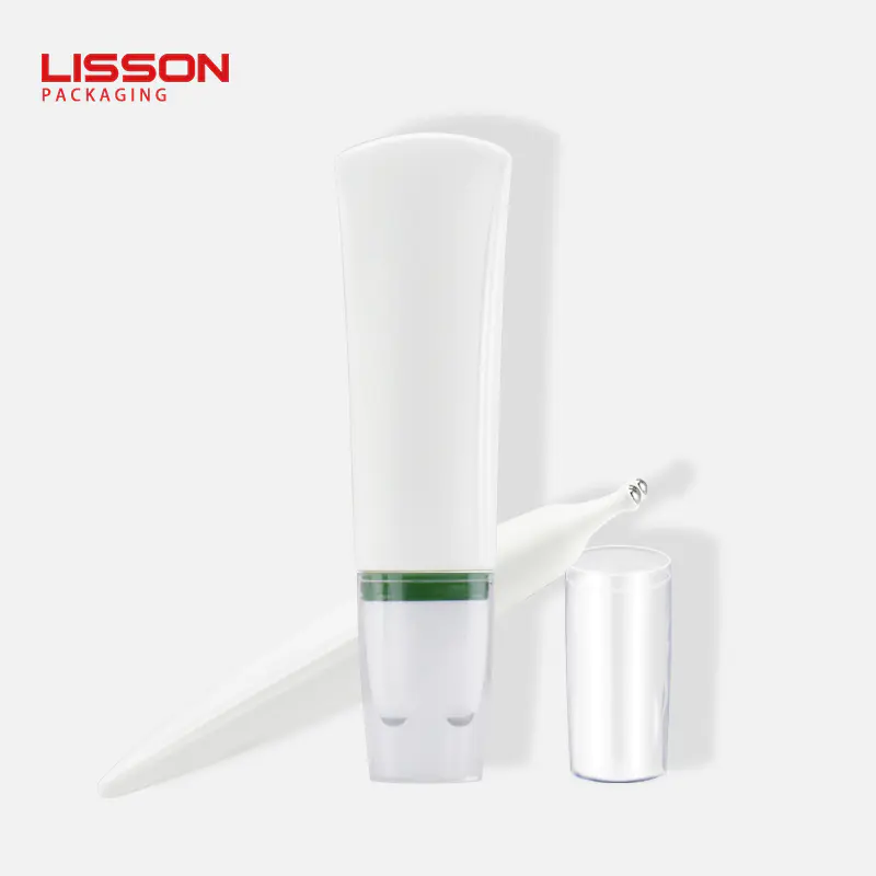 45ml Plastic Cosmetic Squeeze HDPE Bottle and Tubes with Applicators--Lisson Packaging