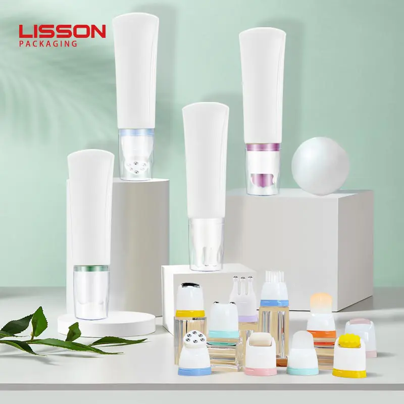 45ml Plastic Cosmetic Squeeze HDPE Bottle with Applicators--Lisson Packaging