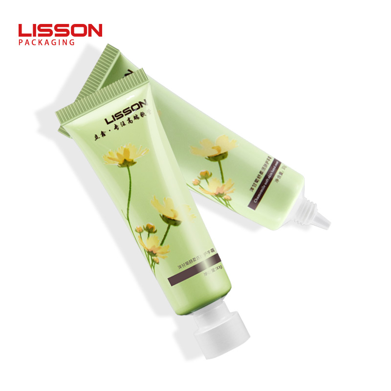 30ml 50ml Cosmetic Skincare Hand Cream Tube Packaging with Various Plastic Lids