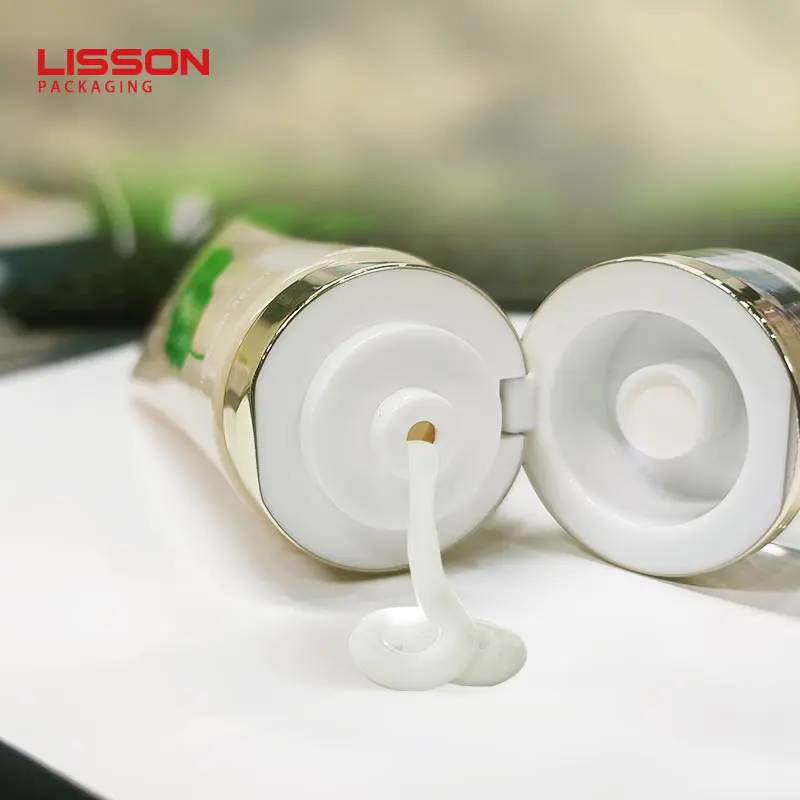 Custom 100ml Plastic Lotion Bottle with Flip-top Cap-Lisson packaging