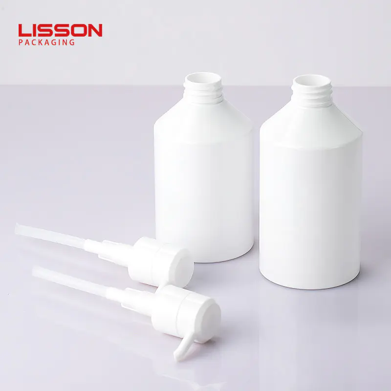 350ml Empty White Plastic Lotion Bottle for Personal Care