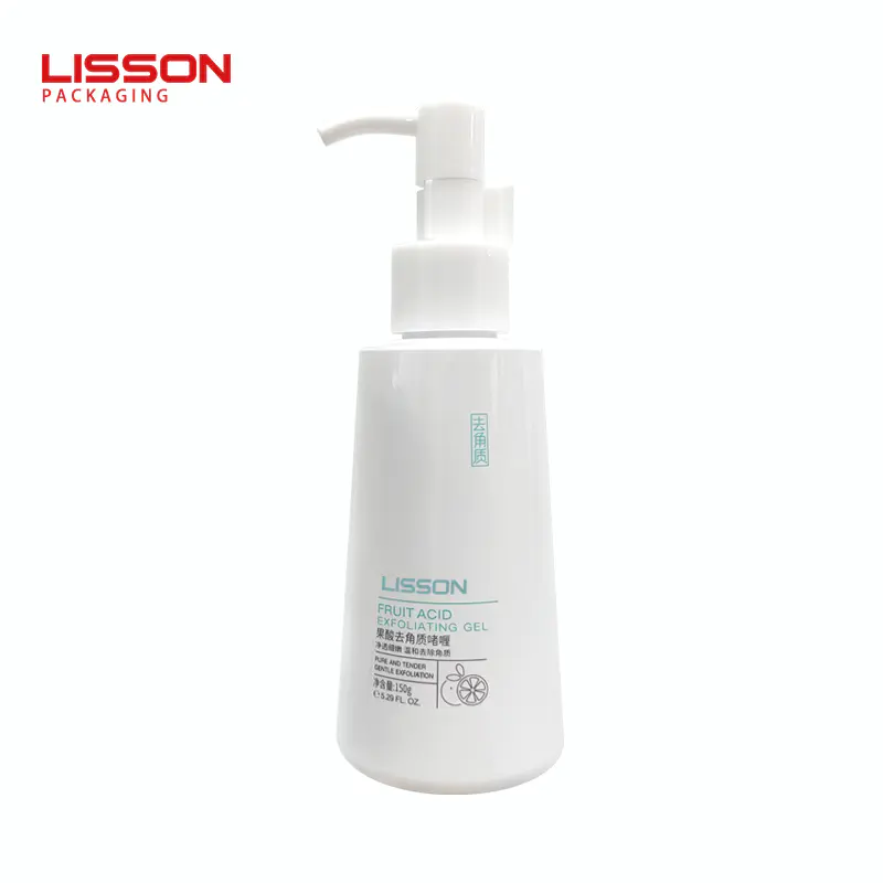Empty PET 150ML  White Lotion Bottle Body Oil Skincare Bottl-Lisson packaging