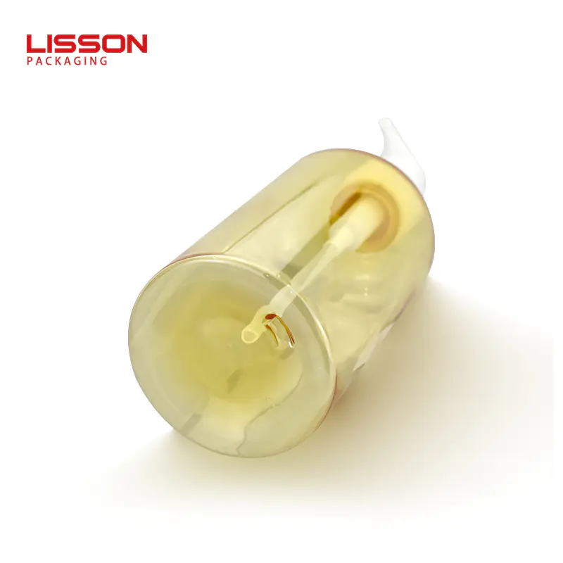 500ml Big Capacity Shampoo Lotion Bottle Transparent Pump Bottle-Lisson Packaging