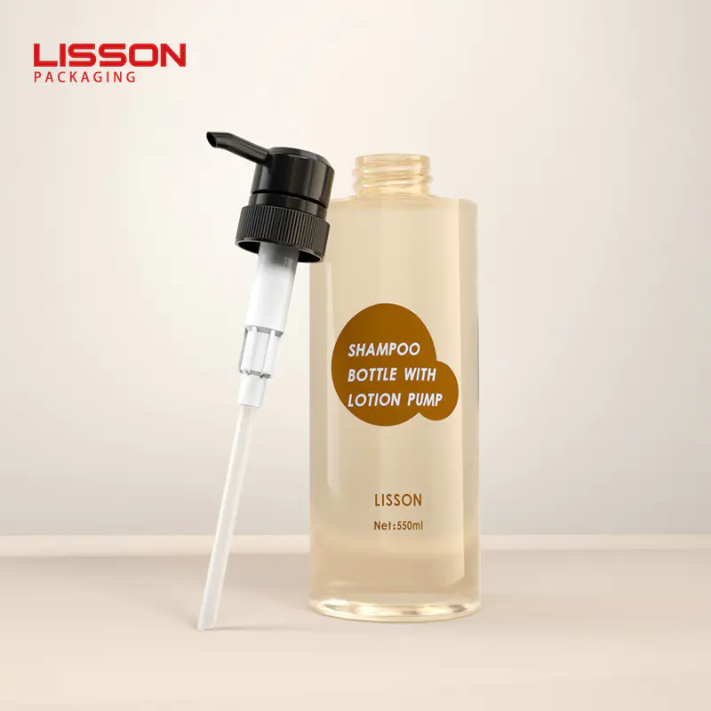 550ml Amber Bottle for Hair Conditioner China Bottle Factory---Lisson Packaging
