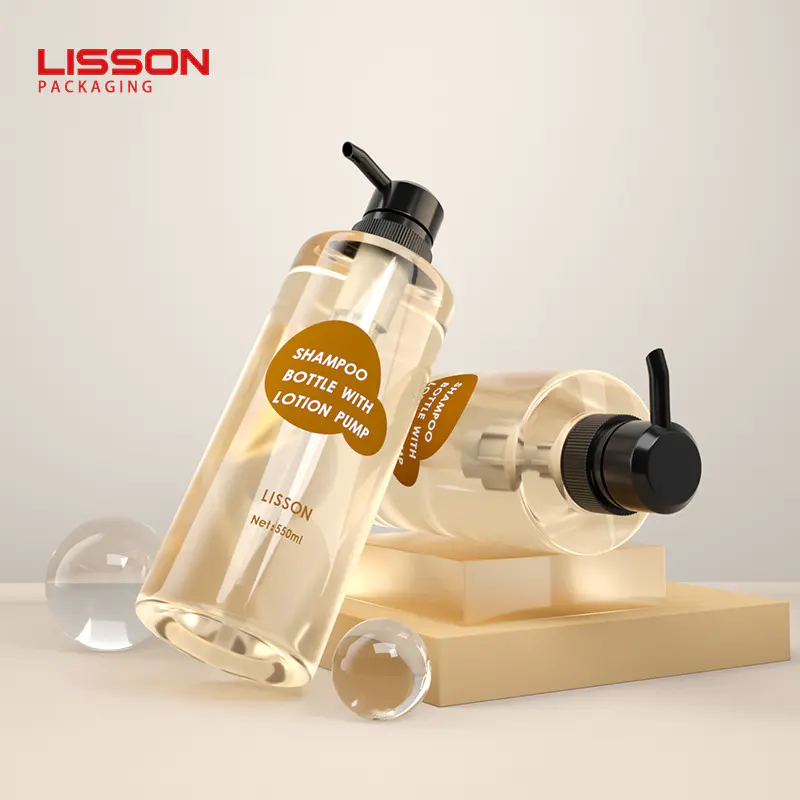 550ml Amber Bottle for Hair Conditioner China Bottle Factory---Lisson Packaging