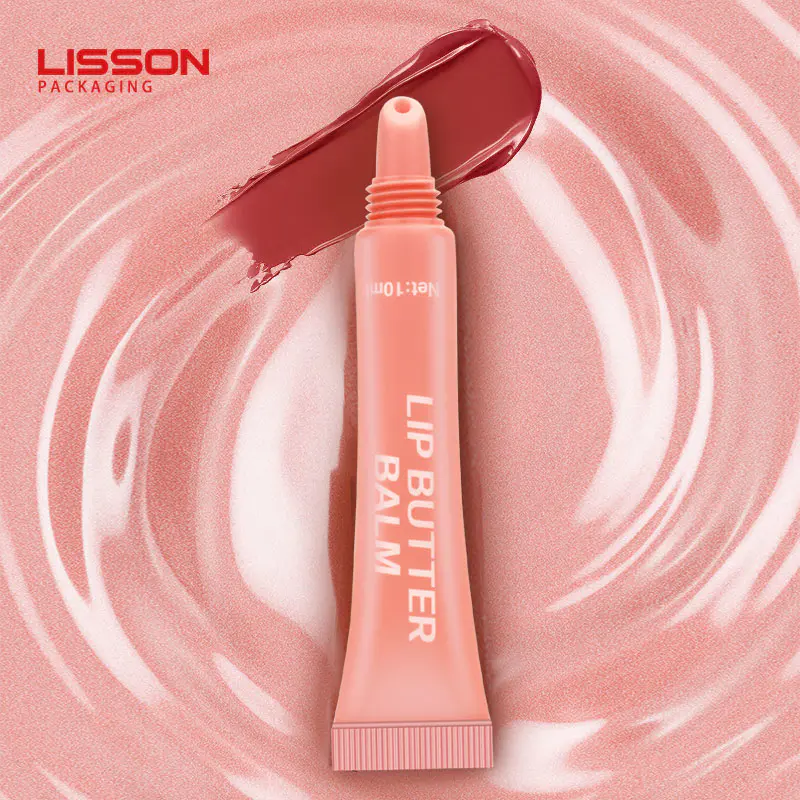 pink plastic lip gloss tube wholesale