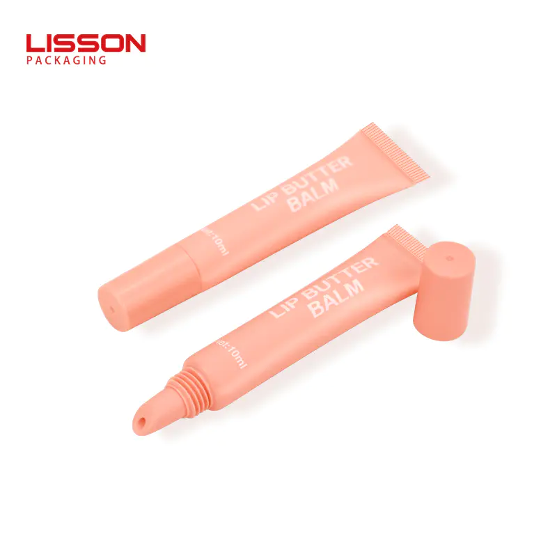 Custom Empty 10ml Squeeze tube Pick Color Small Capacity Plastic  Lip Gloss Tube