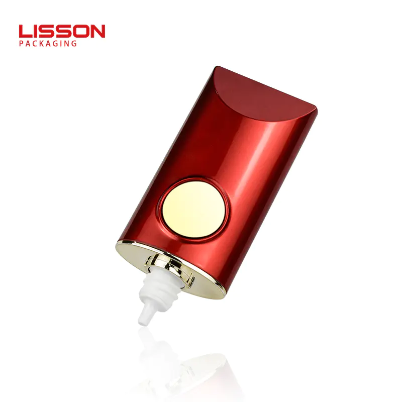 High Recommend Red Color 30ml PP Material Sunscreen Bottle with Press Button