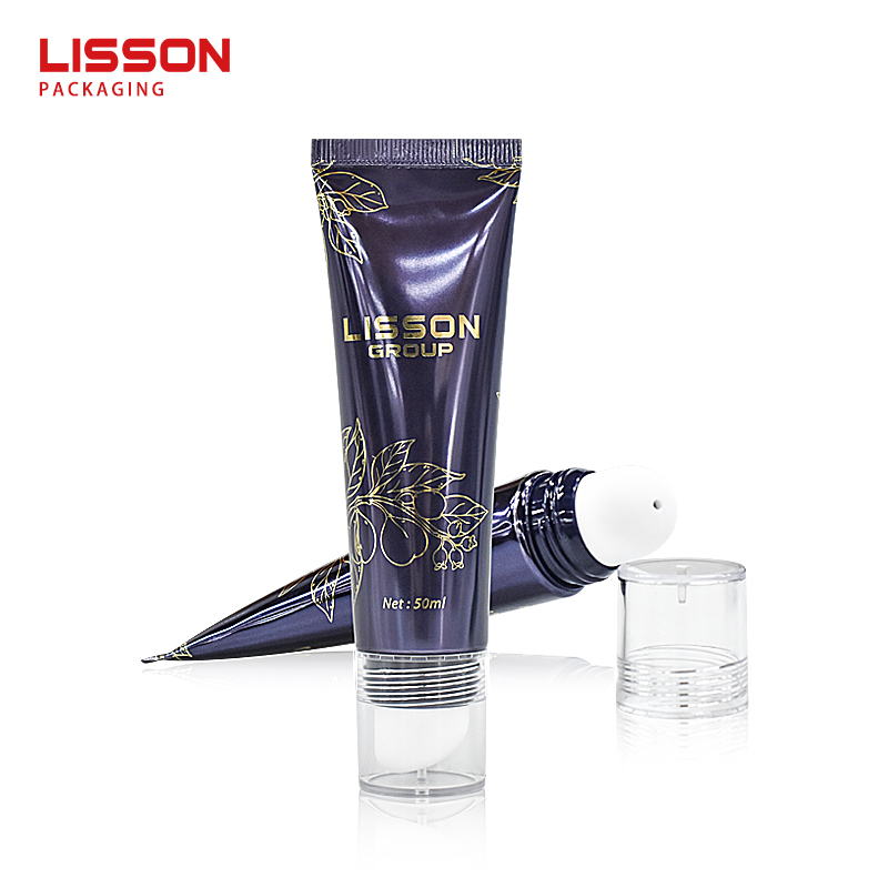 D30mm cooling ceramic slanted massager head cosmetic tube