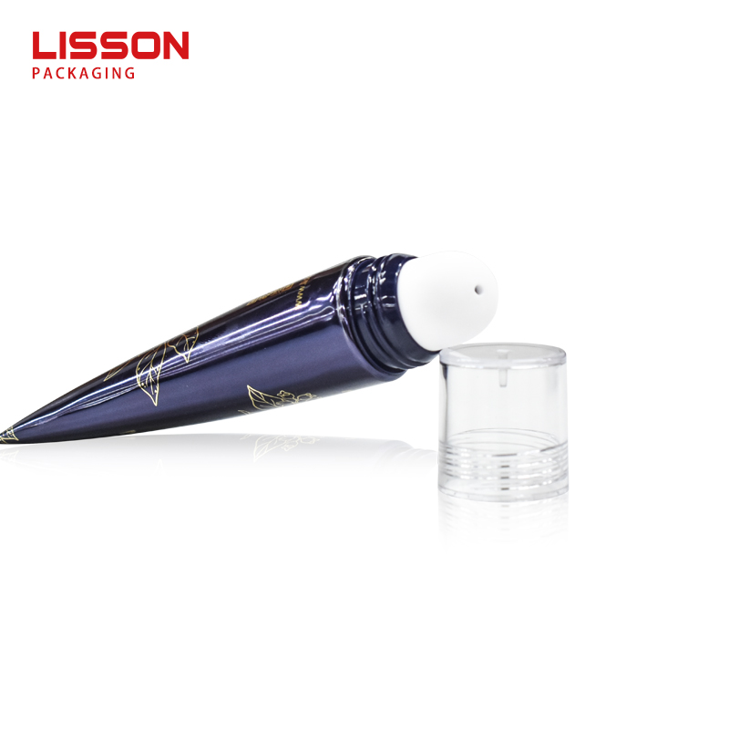 D30mm cooling ceramic slanted massager head cosmetic tube