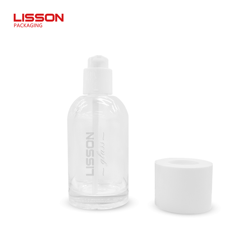 Custom-made Clear Dropper Glass Bottle and Jar Set