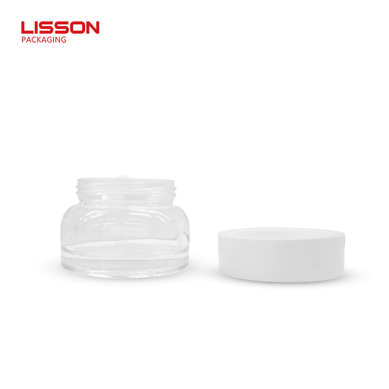 Custom-made Clear Dropper Glass Bottle and Jar Set