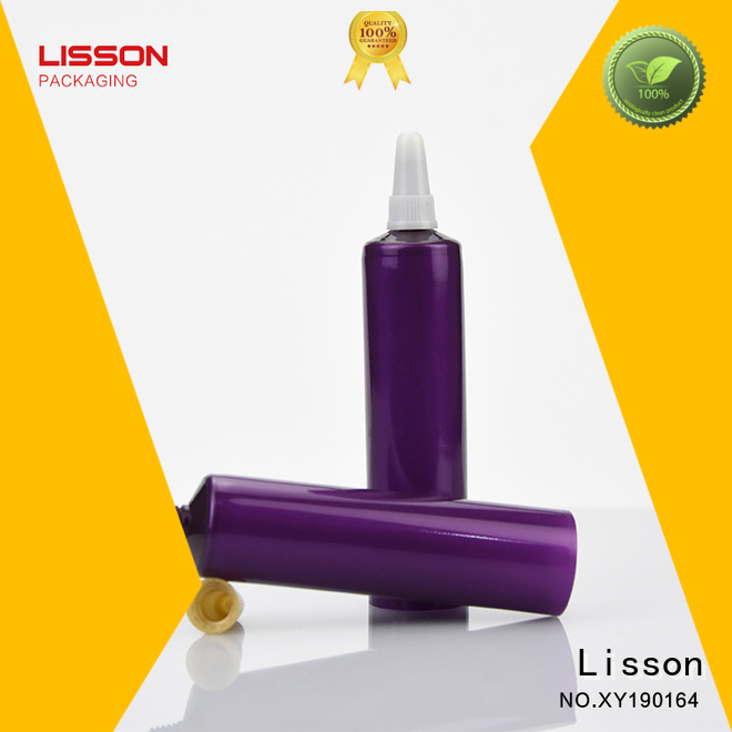 Lisson round shape lotion containers wholesale silver coating for sun cream
