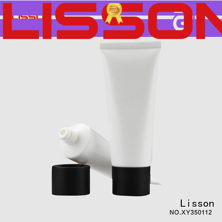 top selling plastic tubes with screw caps round shape for lotion Lisson