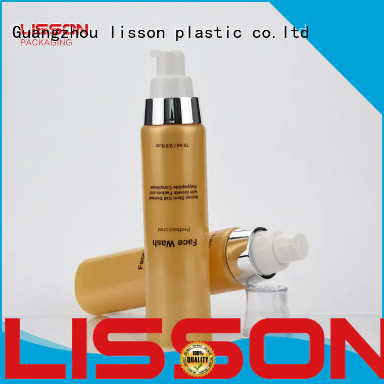 Lisson Tube Package Brand d35 oval pump tops for bottles pe supplier