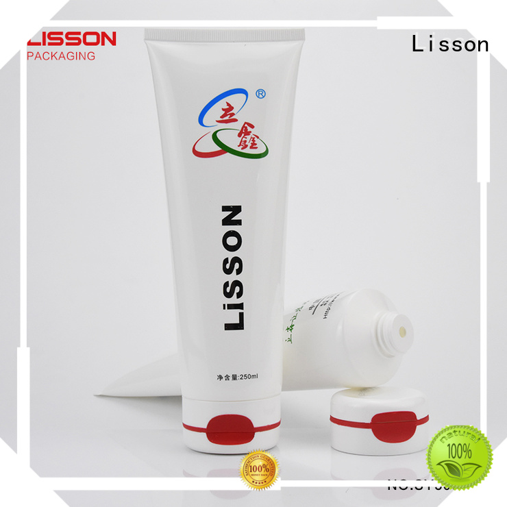 Lisson custom shape green cosmetic packaging wholesale for lip balm