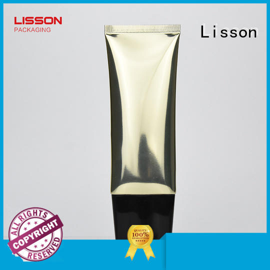 dual chamber cosmetic tube cotton head for sun cream Lisson
