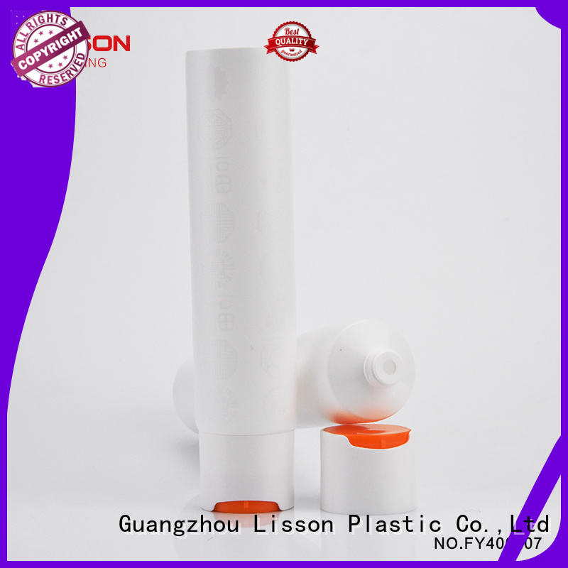 Lisson special shape plastic tubes with caps OEM for lotion