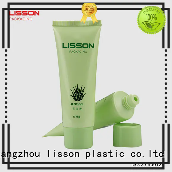Quality Lisson Tube Package Brand plastic tubes with screw caps cap hemisphere