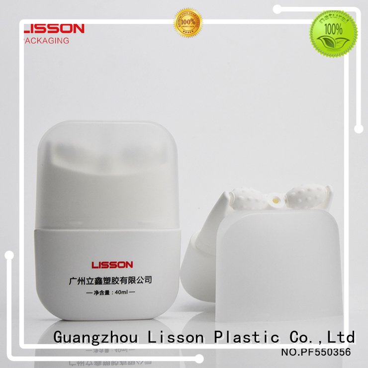 Lisson empty empty cosmetic containers applicator for sun cream