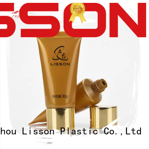plastic lotion packaging covered for cosmetic Lisson