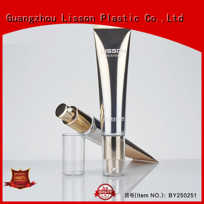 Lisson airless pump bottles oval for cosmetic
