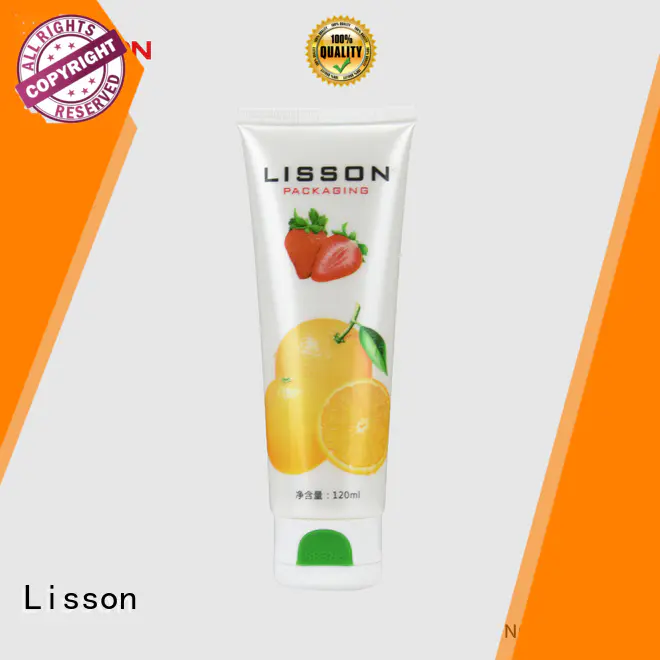 coating empty squeeze tube containers sunscreen for lip balm Lisson