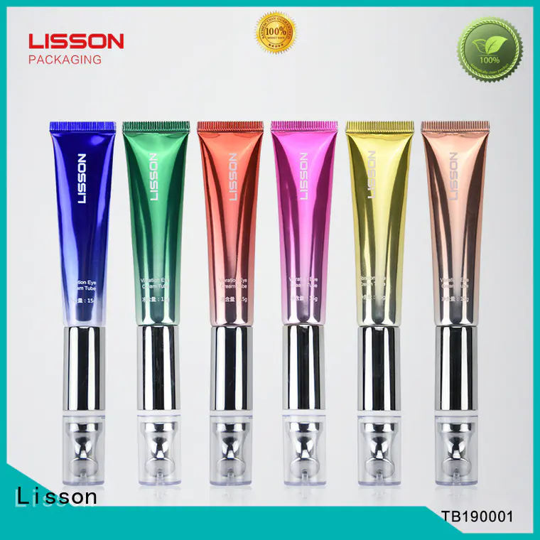 vibration layer tube Lisson Brand airless cosmetic bottles factory