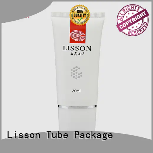 luxury squeeze silver super cosmetic tube Lisson Tube Package