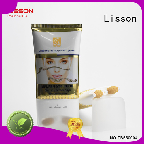 Lisson double rollers empty cosmetic containers oval for packing