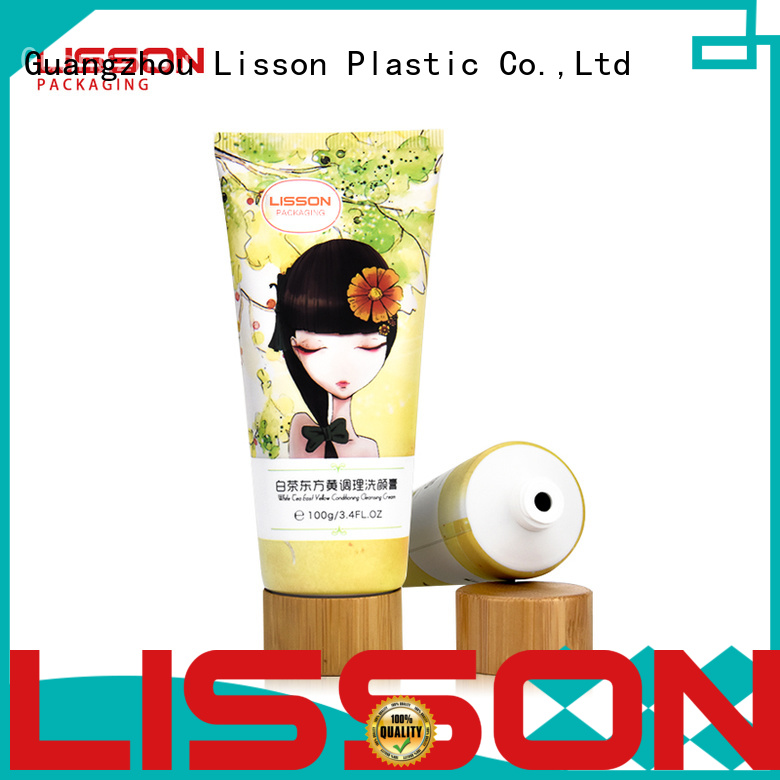 Lisson special shape plastic tubes with caps for wholesale for lotion