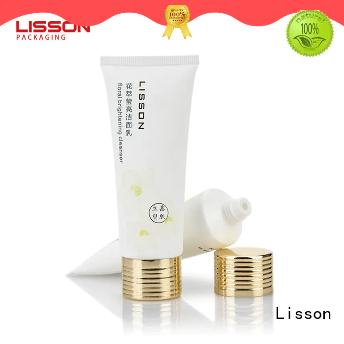 Lisson aluminium custom cosmetic packaging acrylic