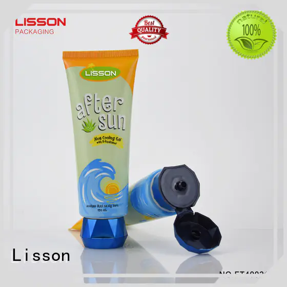Lisson at-sale clear plastic tube special shape for lotion