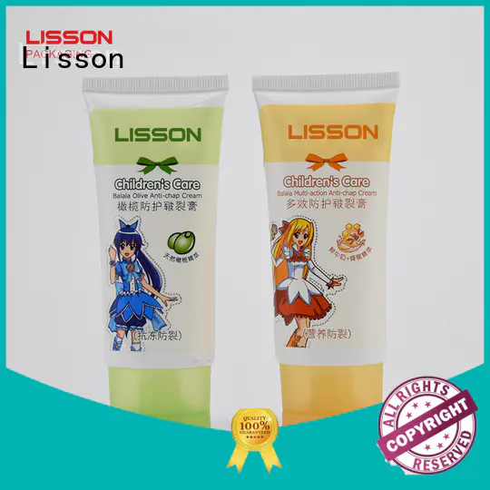 hand cream tube special shape for packing Lisson