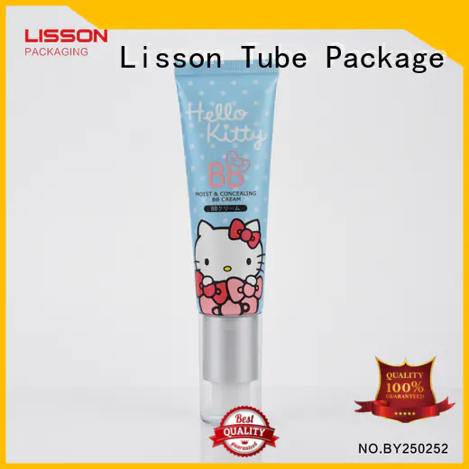 transparent pump tops for bottles barrier airless Lisson Tube Package Brand