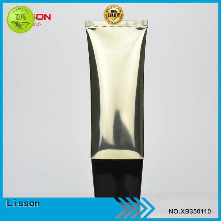 silver coating cosmetic tube manufacturers tube luxury Lisson Brand