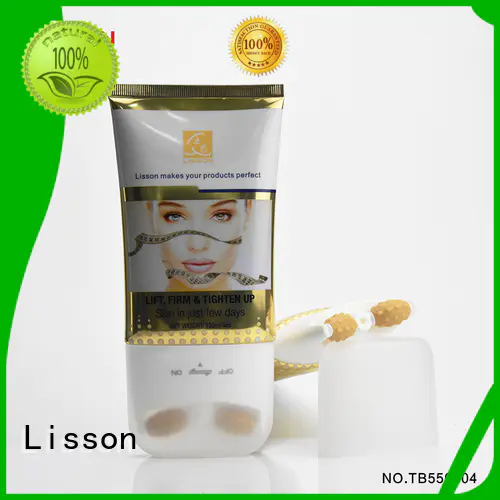 Lisson embossment cosmetic squeeze tubes wholesale therapy for lotion