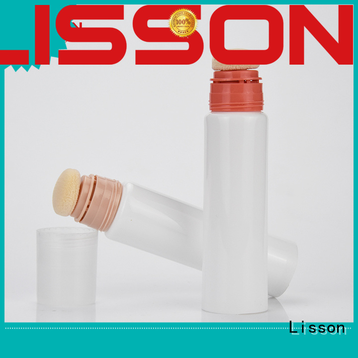 Lisson dual chamber cosmetic tube soft blush for packing