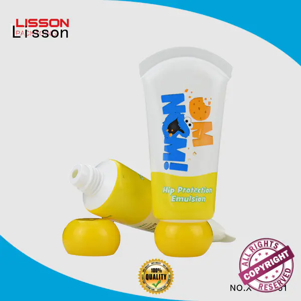Lisson free sample lotion tubes wholesale bulk production for storage