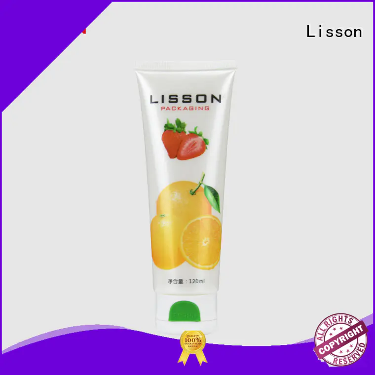 Lisson custom shape empty squeeze tube containers oval for packing
