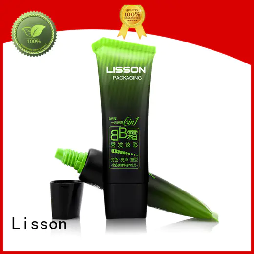 Lisson eye-catching design cosmetic tube oval