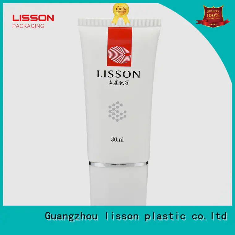 Quality Lisson Tube Package Brand silver super cosmetic tube