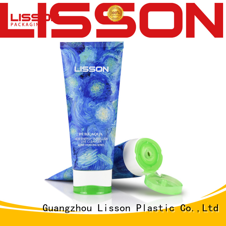 Lisson free sample plastic cosmetic tubes for toiletry