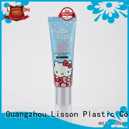 glossy cap hand lotion pump packaging oval for lotion